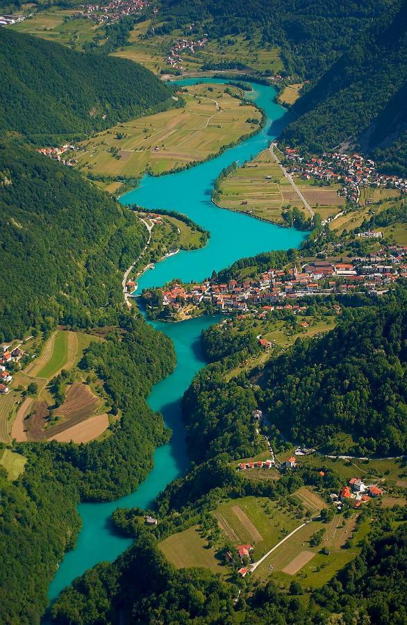 Hotel Sobe Baca Most na Soči Zewnętrze zdjęcie