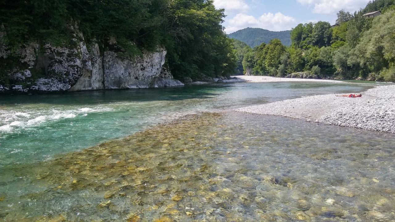 Hotel Sobe Baca Most na Soči Zewnętrze zdjęcie